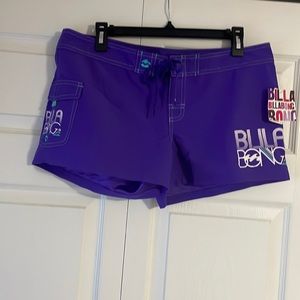 Billabong women’s/juniors board shorts size 11 in purple